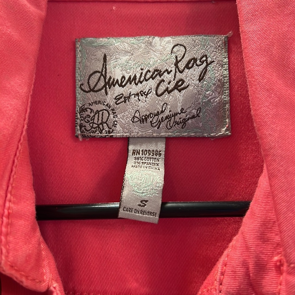 Coral Button Jacket - Picture 2 of 9